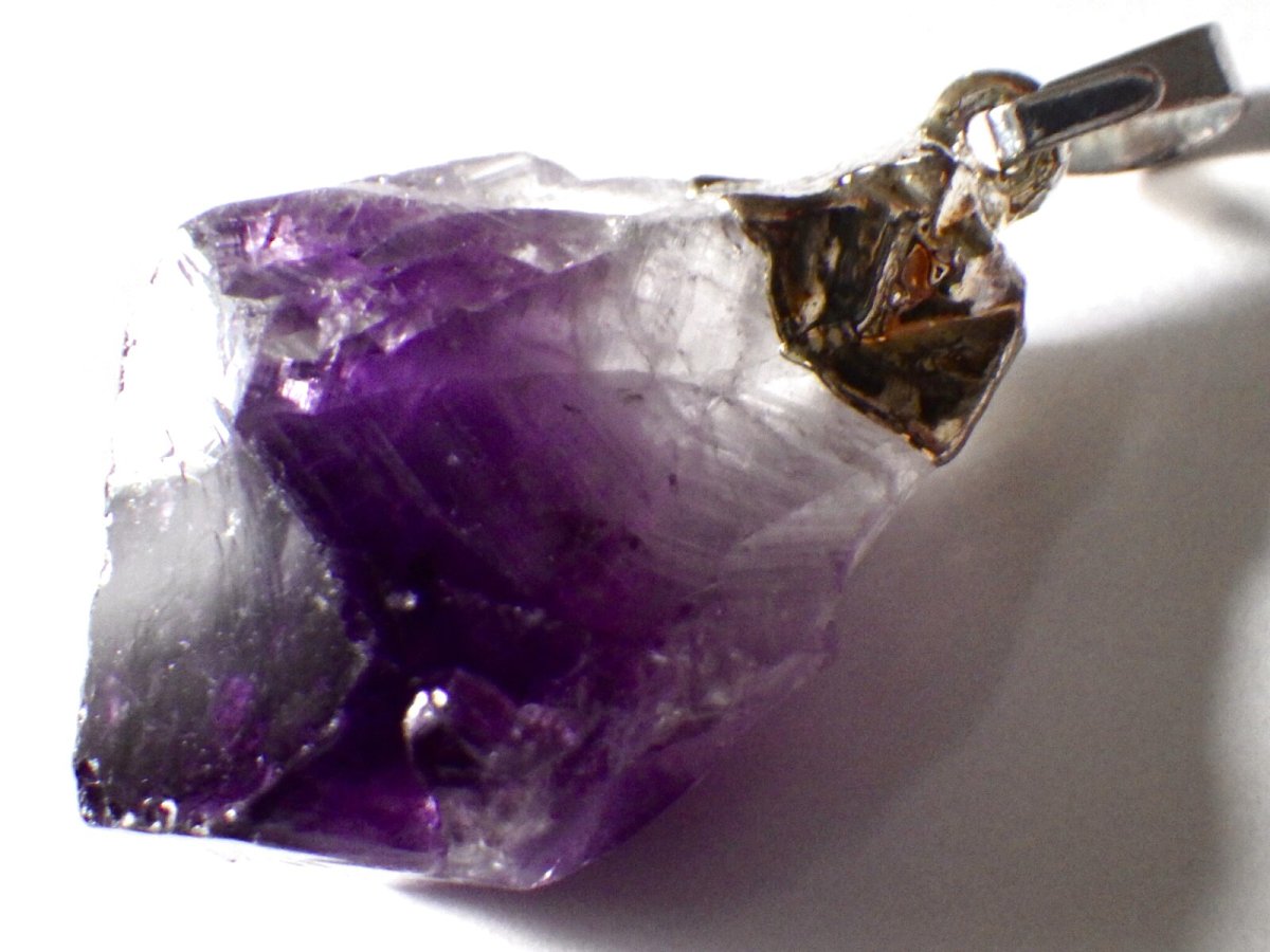 画像2: アメシスト原石ペンダントＤ (2)