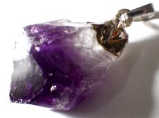 画像2: アメシスト原石ペンダントＤ (2)