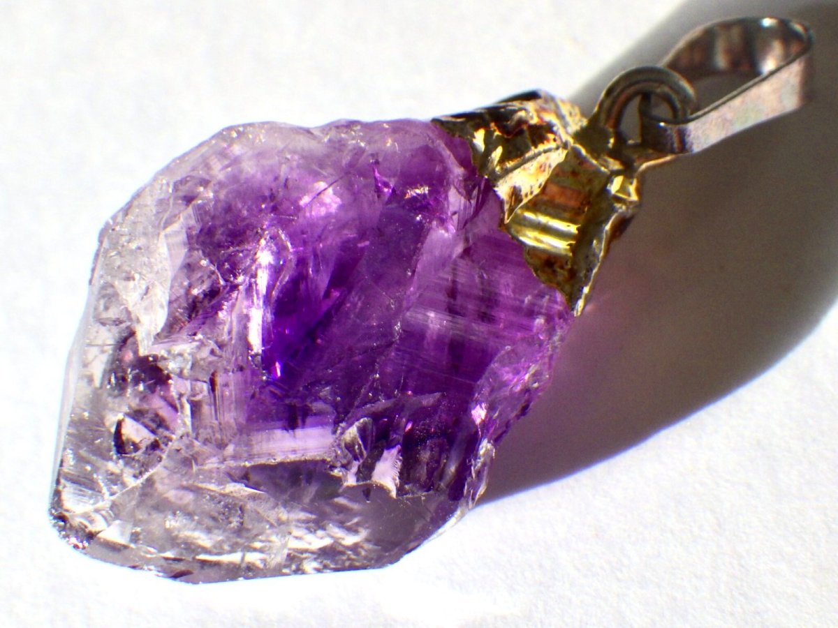 画像2: アメシスト原石ペンダントＡ (2)