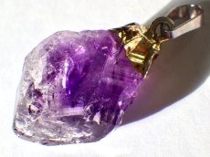 画像2: アメシスト原石ペンダントＡ (2)