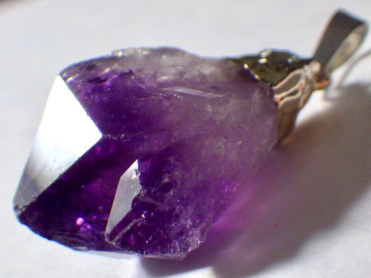 画像2: アメシスト原石ペンダントＣ (2)