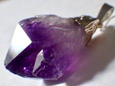画像2: アメシスト原石ペンダントＣ (2)