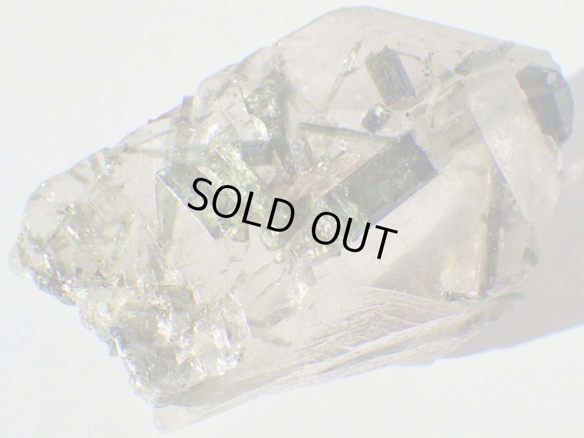 画像1: ブラジル産トルマリン入り水晶Ｂ (1)