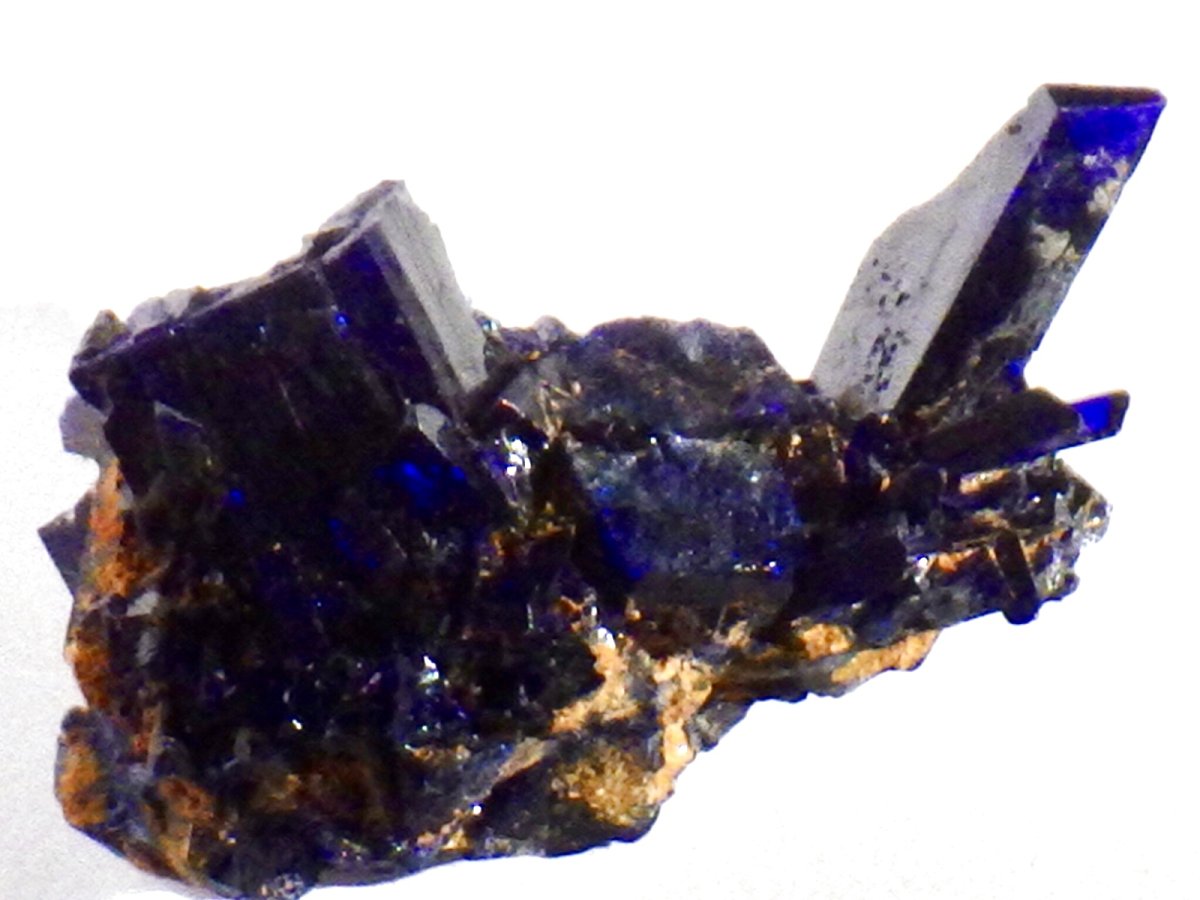 画像1: モロッコ産アズライト結晶Ｆ (1)