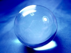 画像1: ブラジル産無垢水晶球30ミリ (1)